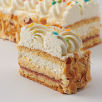 Feestelijke slagroom schnitte