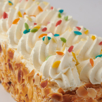 Feestelijke slagroom schnitte