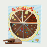 Chocoladetaartje Gefelicitaart!