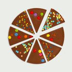 Chocoladetaartje Gefelicitaart!