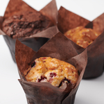 Muffins - fruit & caramel