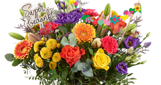 Bedankt bloemen