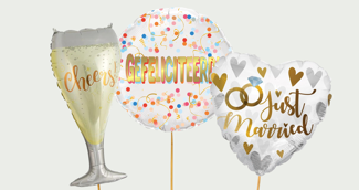 Gefeliciteerd ballonnen