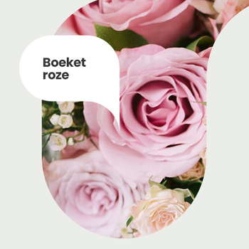 Boeket roze