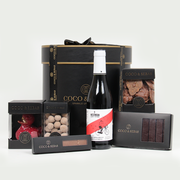 Giftbox chocolade & wijn