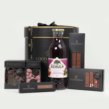 Giftbox chocolade & Schulp sap