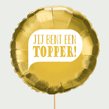 Ballon Jij bent een topper!