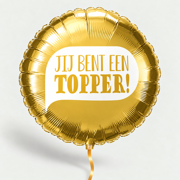 Ballon Jij bent een topper!