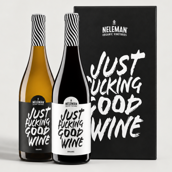 Just Fucking Good Wine cadeaupakket organic