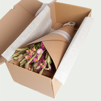 Droogbloemen boeket Roze