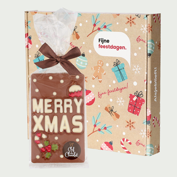 Chocoladereep Merry X-Mas
