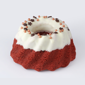 Red velvet kersttulband