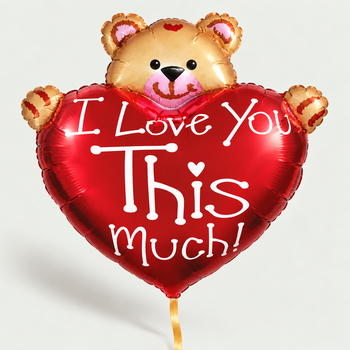 I love you ballon extra groot
