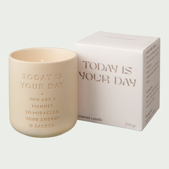 Today is your day scented candle