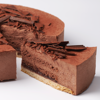 Chocolade bavaroise taart