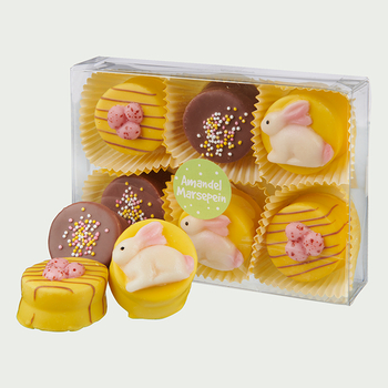 Easter marzipan petit fours