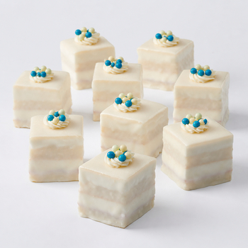 Geboorte petit fours jongen