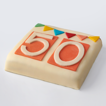 50 years cake