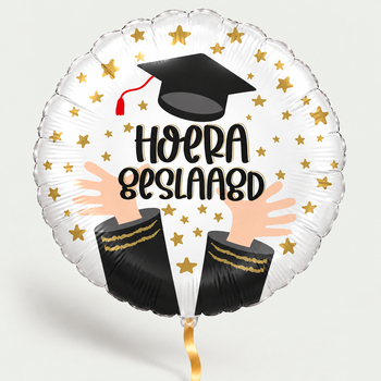 Hoera geslaagd ballon