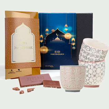 Cadeaupakket Eid Mubarak - Roze cups