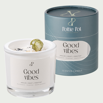 Good vibes geurkaars