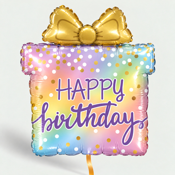 Grote Birthday present ballon