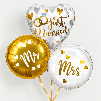 Tros ballonnen Huwelijk