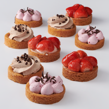 Traktaartjes - fruit & caramel