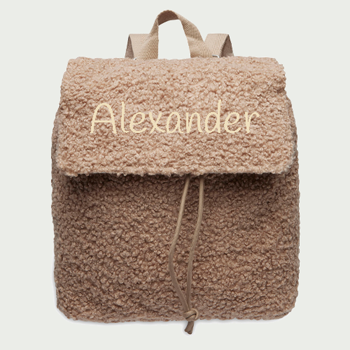 Rugtasje Boucle bruin