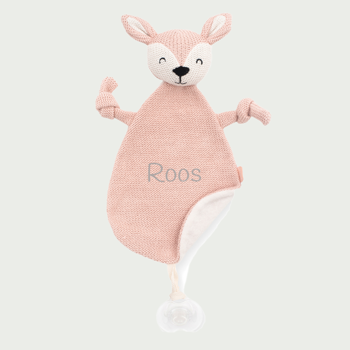 Knuffeldoekje hert roze