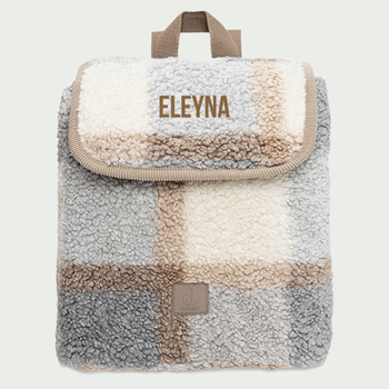 Rugtasje Check Boucle