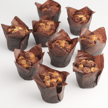Double chocolate Muffins