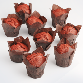 Red velvet muffins