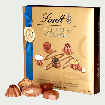 Lindt Swiss luxury pralines