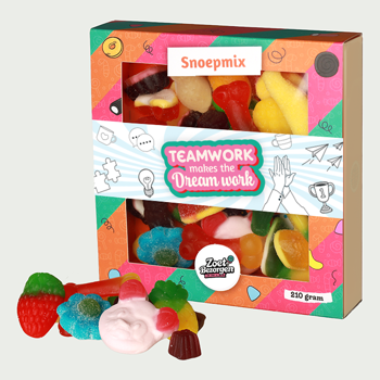 Snoeppakket Teamwork makes the dream work