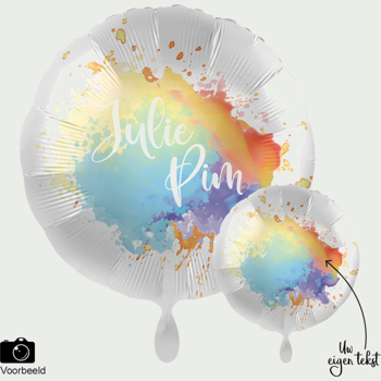 Balloon Splash with own text