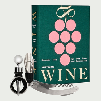 Opbergbox met wijn accessoires