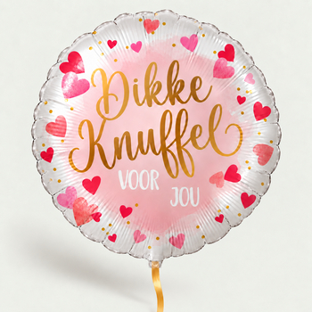 Ballon Dikke knuffel voor jou