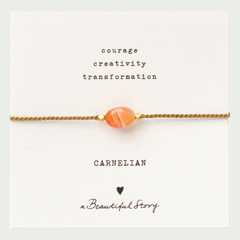 A Beautiful Story Carnelian armband