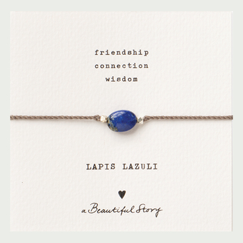 A Beautiful Story Lapis Lazuli armband