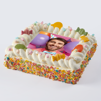 Verjaardags fototaart