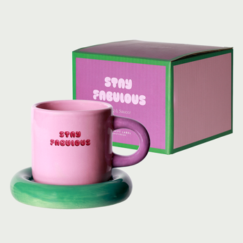 Stay fabulous mok met schotel