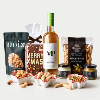 Borrelpakket Kerst witte wijn