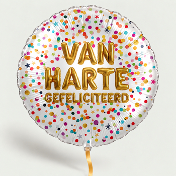 Ballon Van harte gefeliciteerd