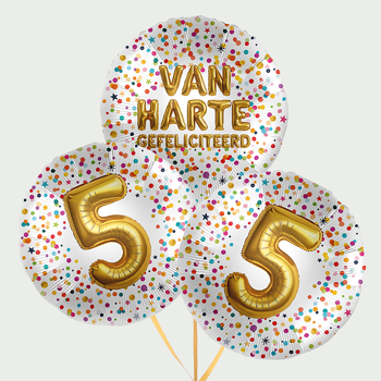 Tros Gefeliciteerd met getal naar keuze