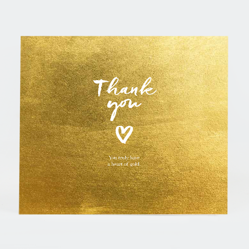 Geschenksleeve - Thank you