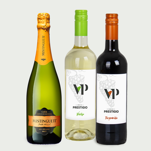Heerlijke wijn of cava naar keuze