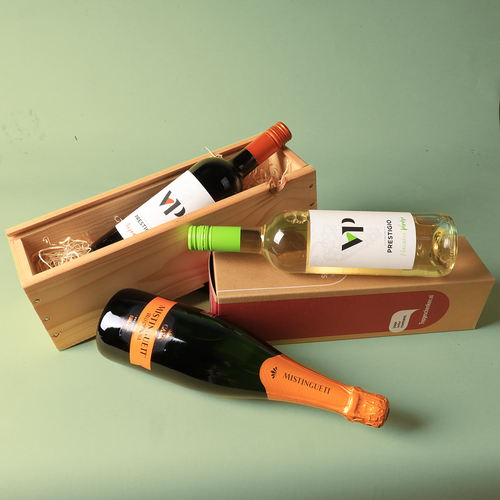 Vin ou cava délicieux au choix