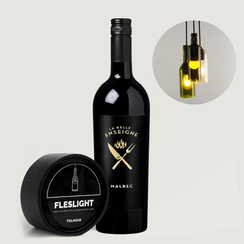 DIY Wijnlamp