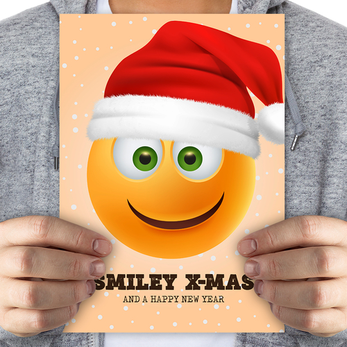 Smiley X-mas and a happy new year - mega